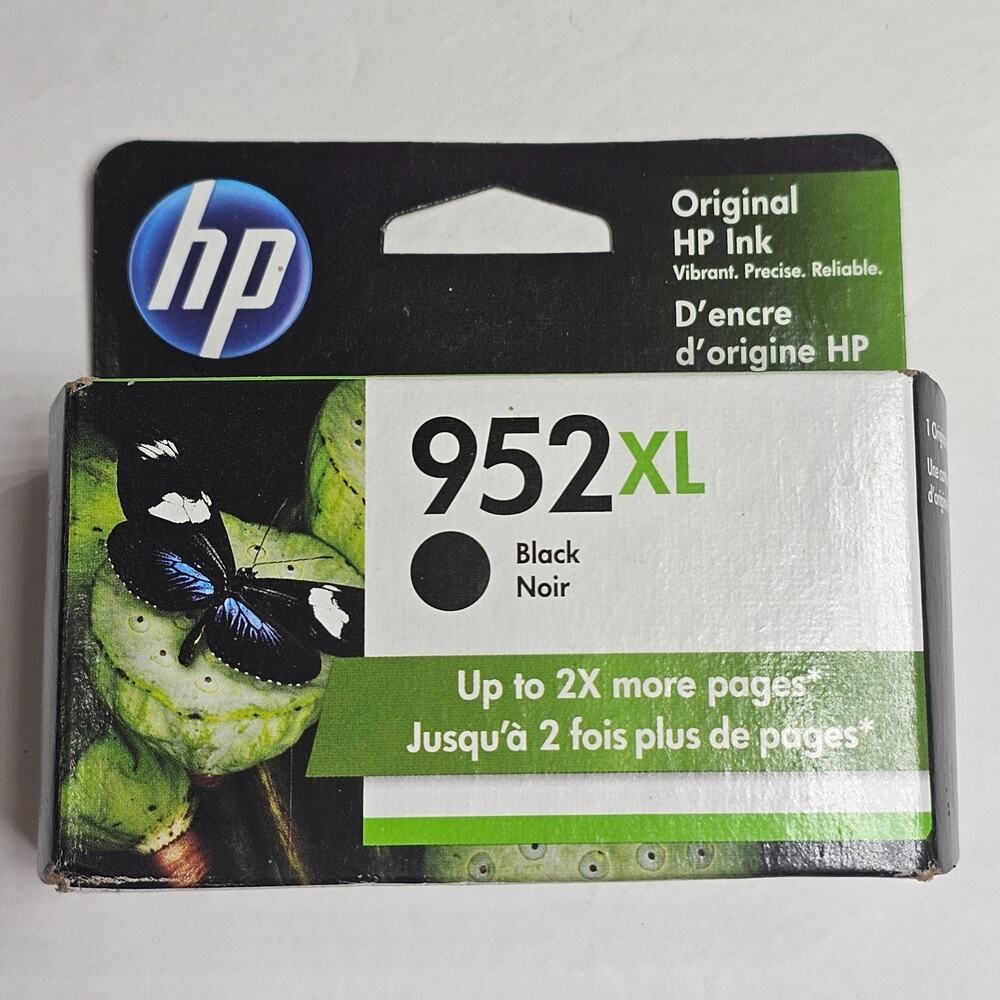 HP 952XL Black Printer Ink Original HP Ink Sealed Expired JAN 2023 New